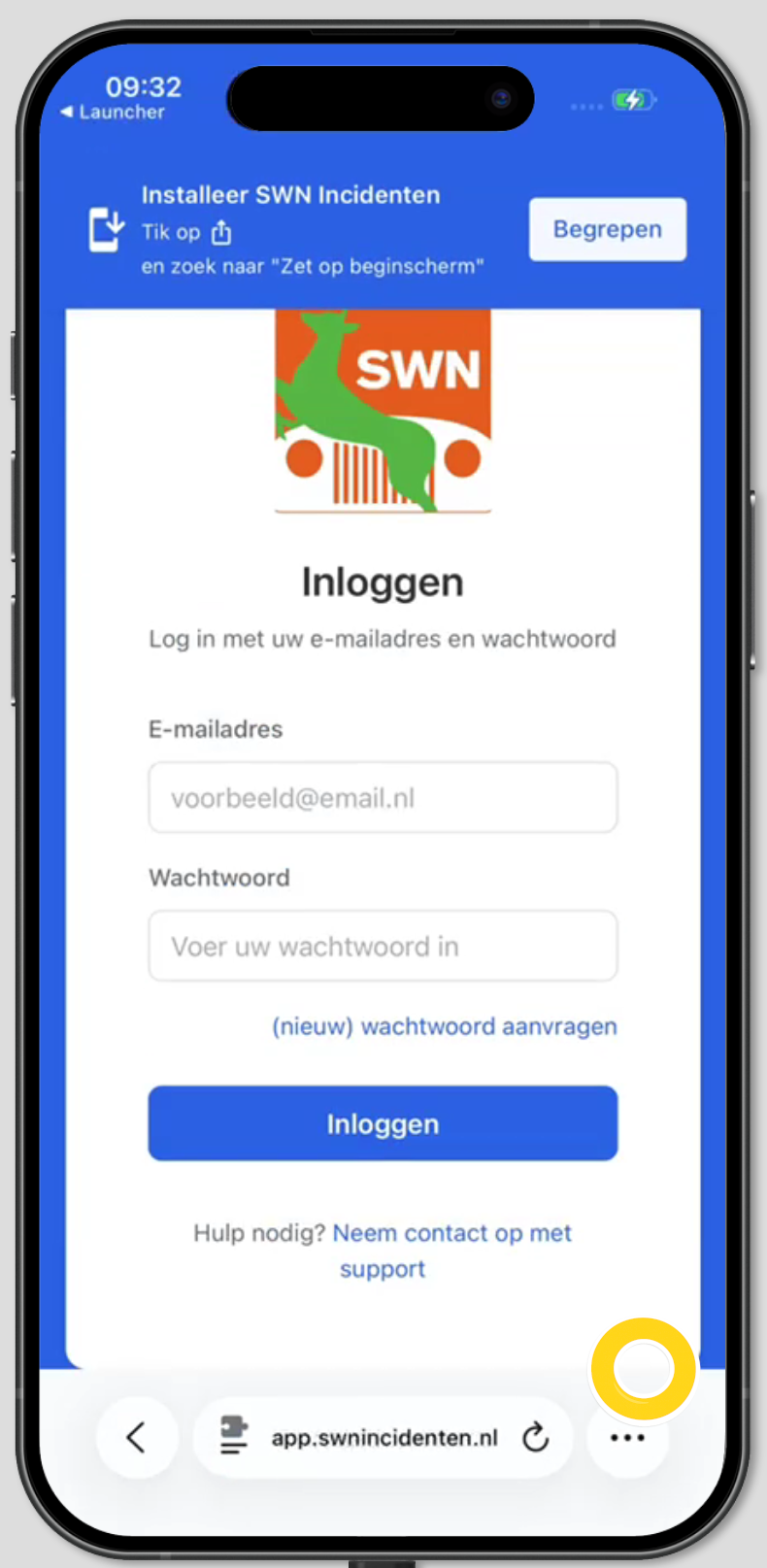 Stap 2: Selecteer FieldApp